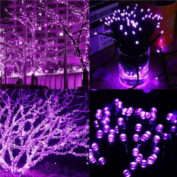 300 LED Halloween Lights, 98.5FT Halloween String Lights with 8 Lighting Modes - Picture 3 of 7